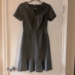 Banana Republic Denim Ruffle Hem Dress. Size 2.